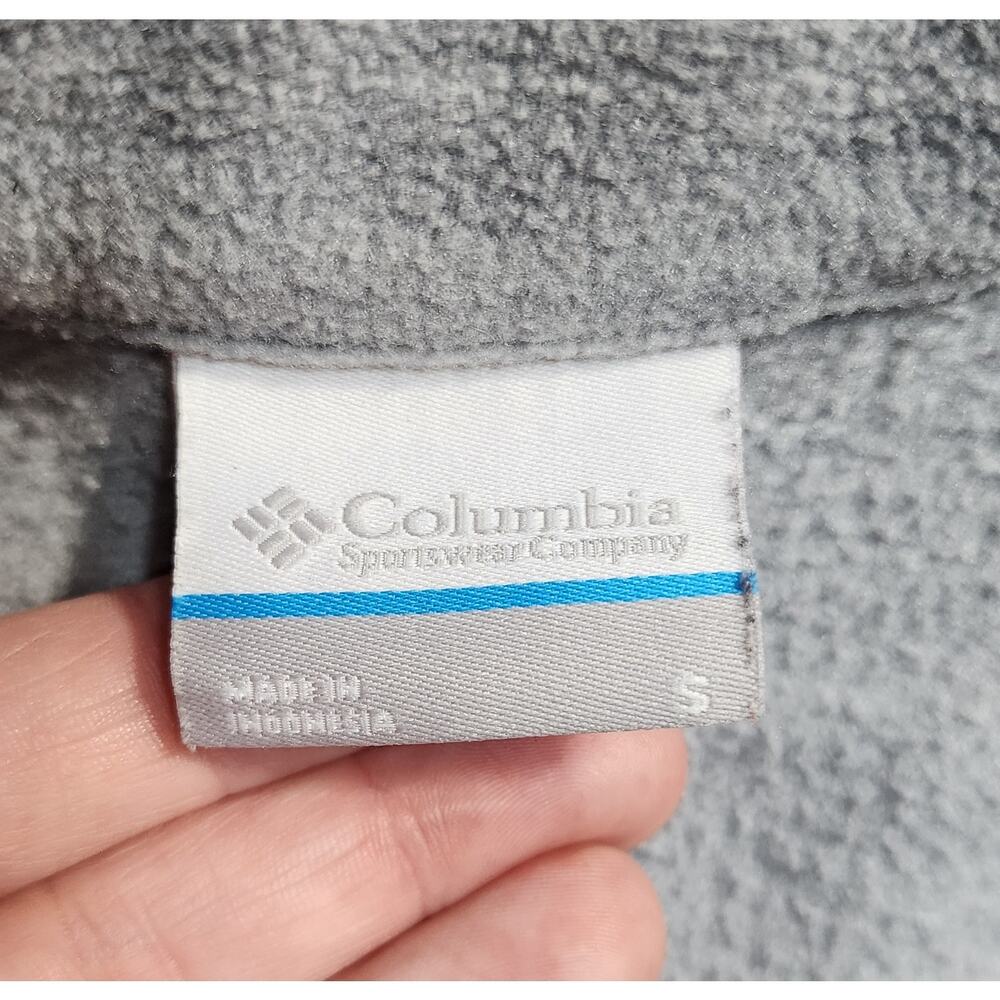 Columbia Womens Full Zip Fleece Jacket Gray Size Small - Picture 11 of 16